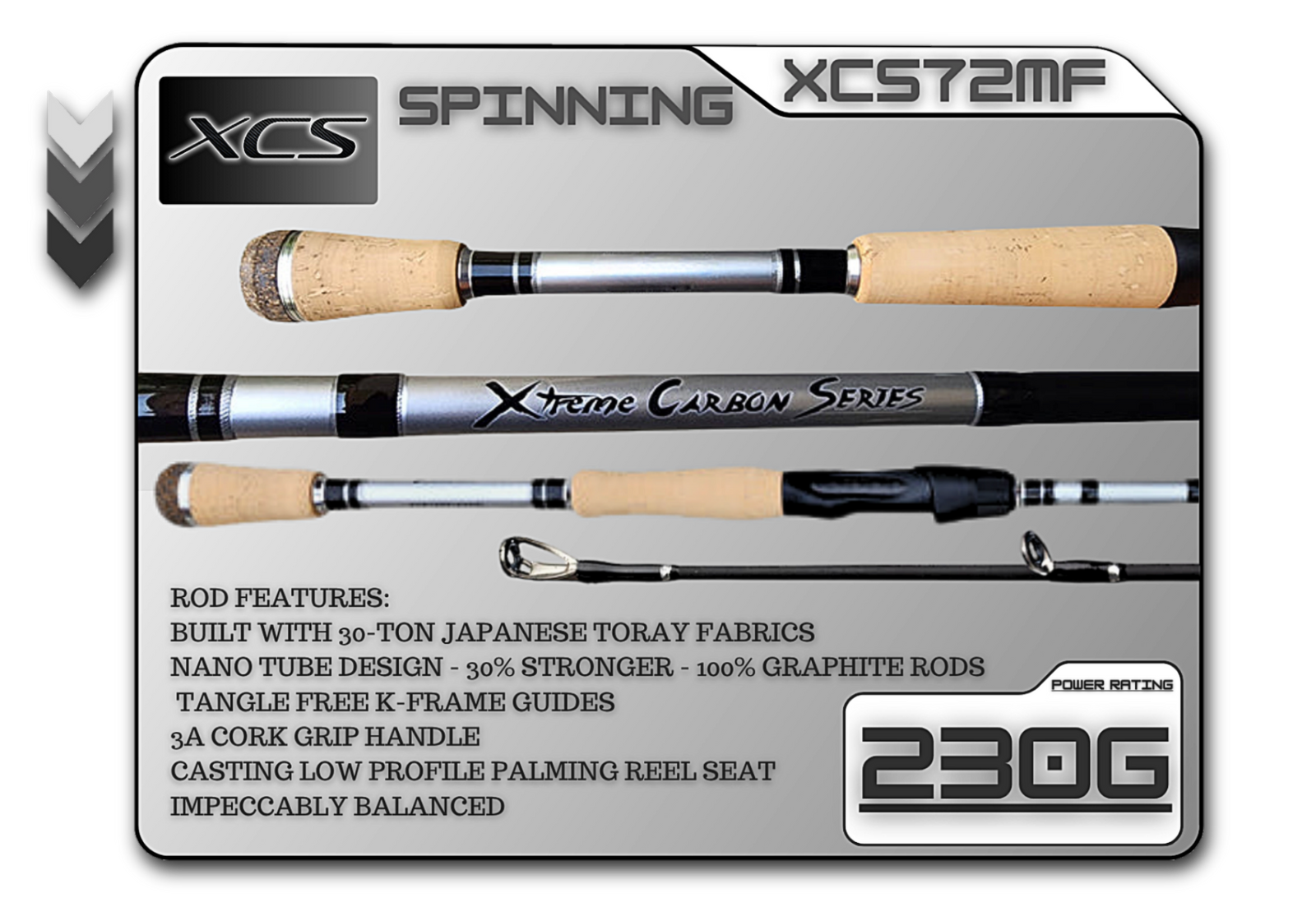 XCS72MF (230g) 7'2