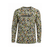 HOOKSET Sawgrass all-over camo UPF 50 performance fishing hoodie, front view