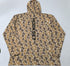 Back view of HOOKSET Timber Duck UPF 50 fishing hoodie with vertical HOOKSET logo and duck camouflage pattern